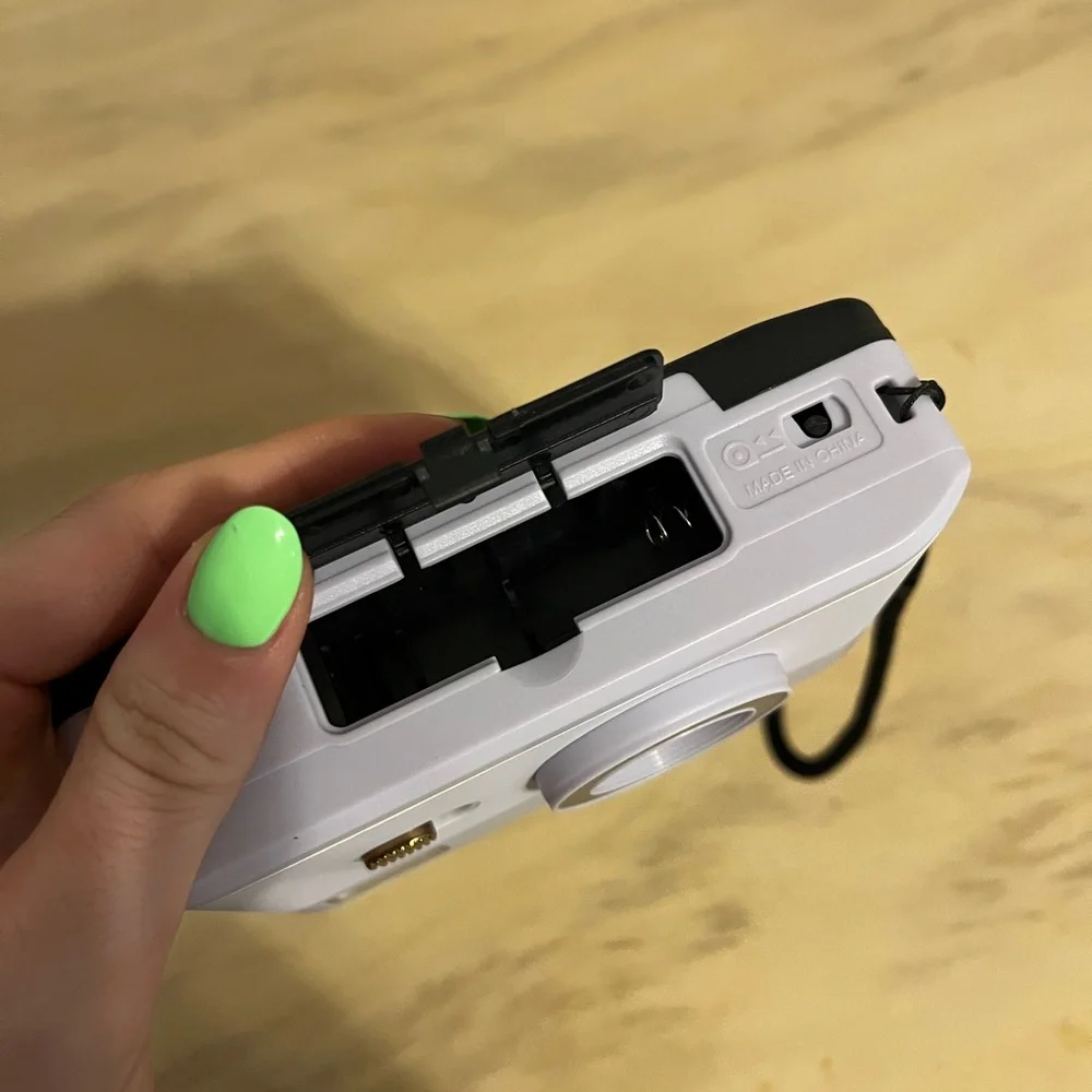 35mm Film Camera with Built-in Flash
